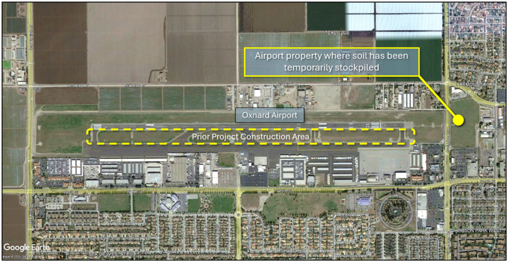 Update on Stockpile Soil at Oxnard Airport