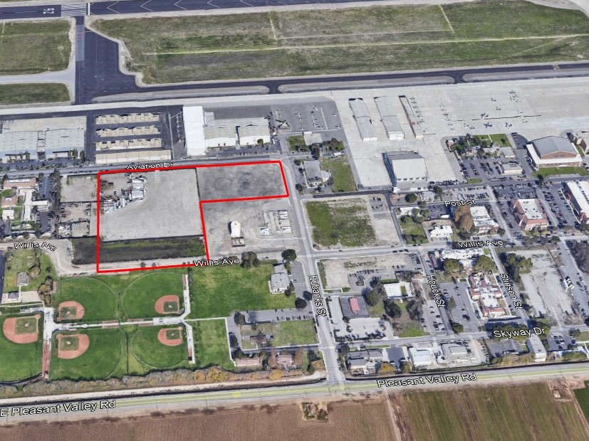 SWC of Aviation Drive and Eubanks Street. 9.5-acre lot